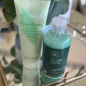Elizabeth Arden Green Tea Lotion and Tea Tree Shampoo Set